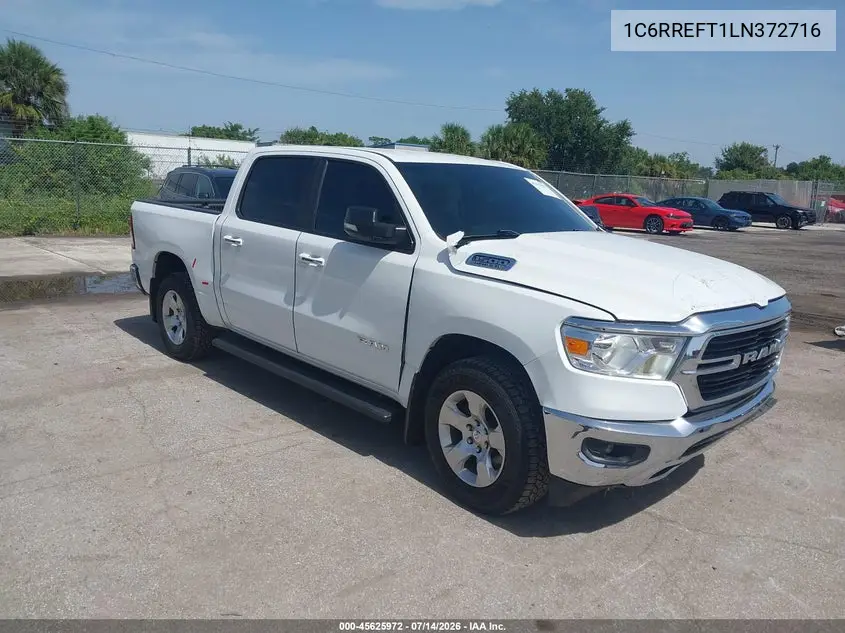 2020 Ram 1500 Big Horn 4X2 5'7 Box VIN: 1C6RREFT1LN372716 Lot: 45625972