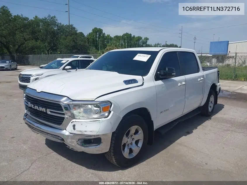 2020 Ram 1500 Big Horn 4X2 5'7 Box VIN: 1C6RREFT1LN372716 Lot: 45625972