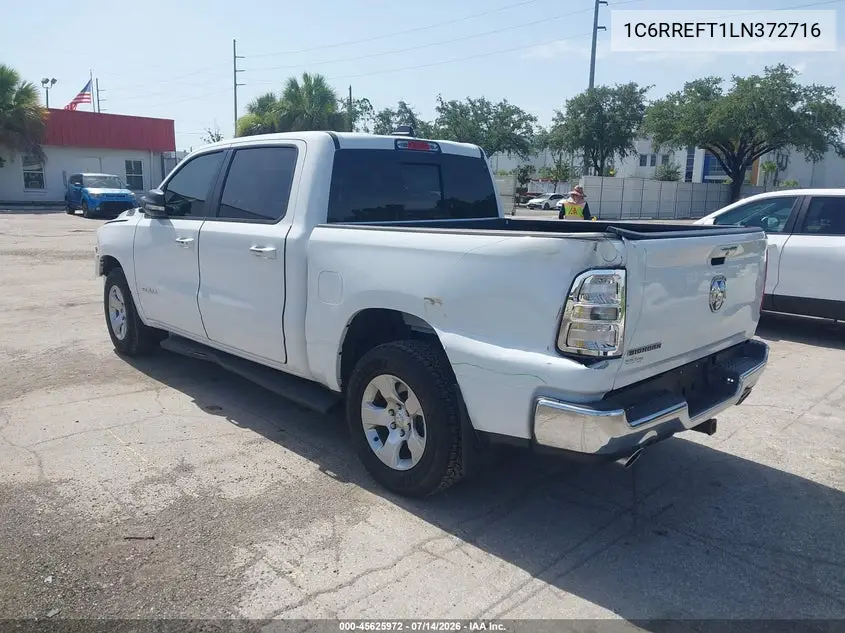 2020 Ram 1500 Big Horn 4X2 5'7 Box VIN: 1C6RREFT1LN372716 Lot: 45625972