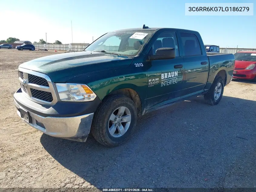 2020 Ram 1500 Classic Tradesman 4X2 5'7 Box VIN: 3C6RR6KG7LG186279 Lot: 45652371