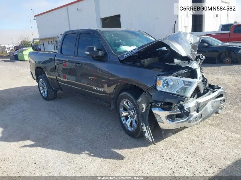 1C6RREBG0MN584582 2021 Ram 1500 Lone Star 4X2 6'4 Box
