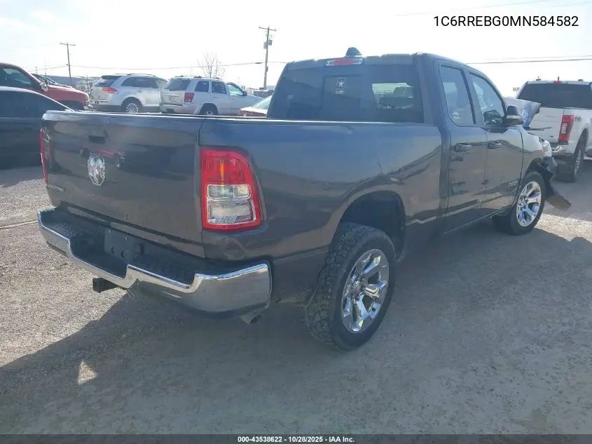 1C6RREBG0MN584582 2021 Ram 1500 Lone Star 4X2 6'4 Box