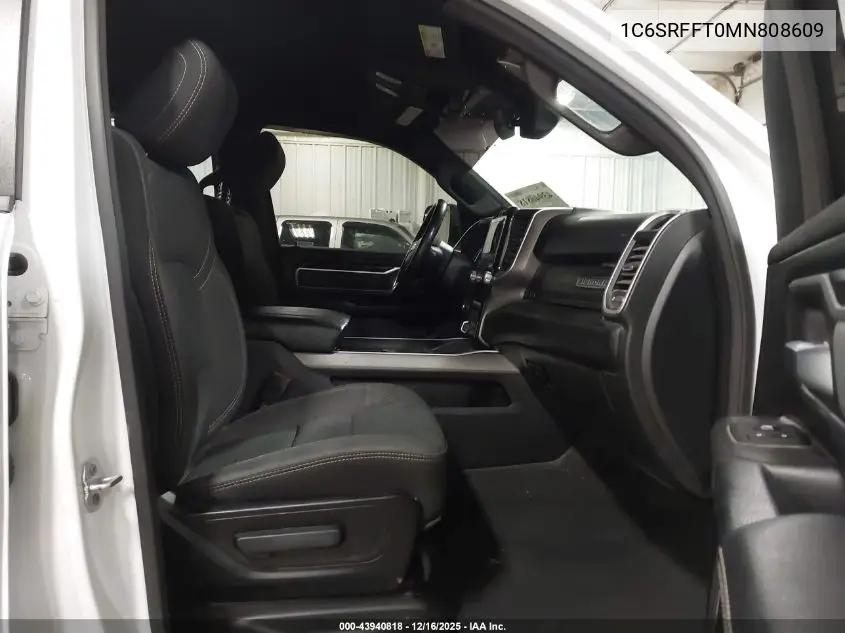 1C6SRFFT0MN808609 2021 Ram 1500 Big Horn 4X4 5'7 Box