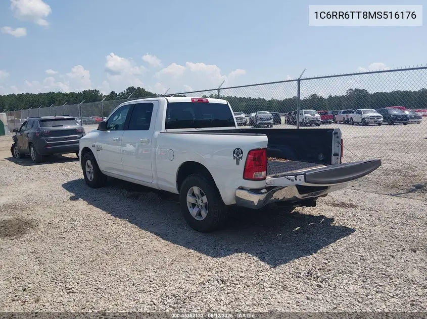 2021 Ram 1500 Classic Slt 4X2 6'4 Box VIN: 1C6RR6TT8MS516176 Lot: 45352133