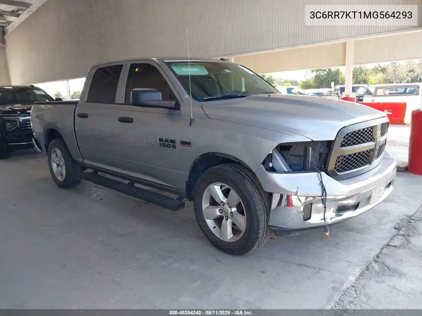 2021 Ram 1500 Classic Tradesman 4X4 5'7 Box VIN: 3C6RR7KT1MG564293 Lot: 45354340