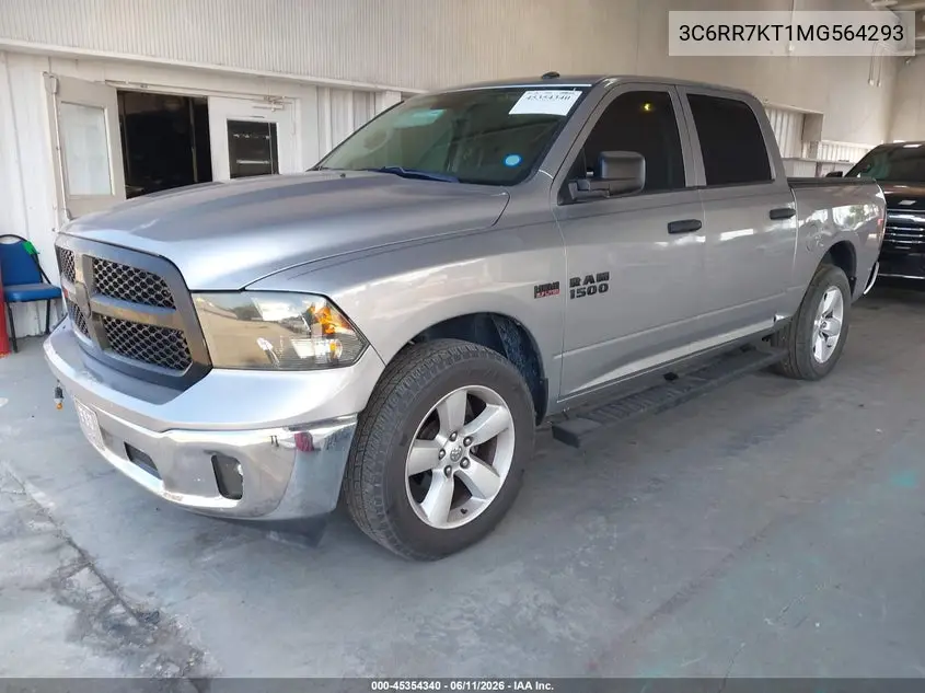 2021 Ram 1500 Classic Tradesman 4X4 5'7 Box VIN: 3C6RR7KT1MG564293 Lot: 45354340