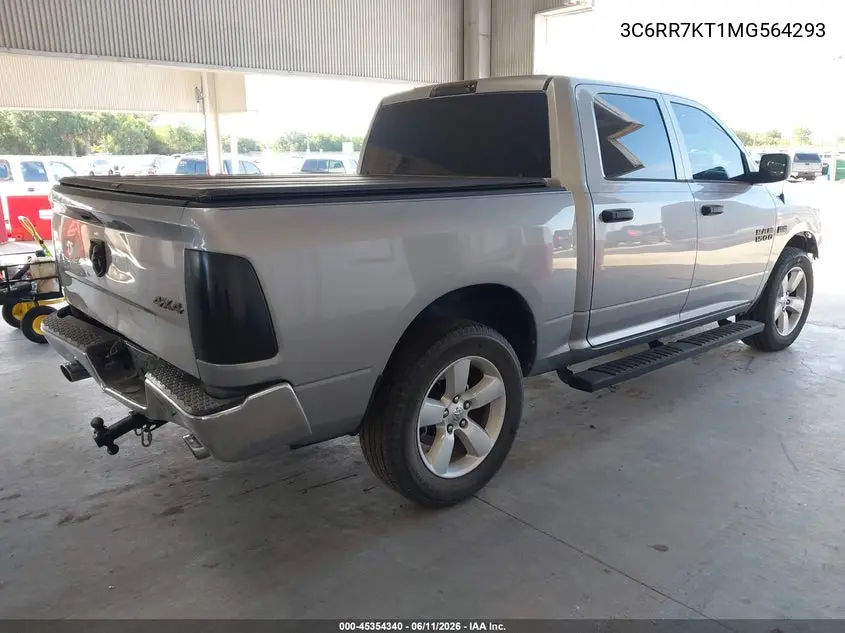 2021 Ram 1500 Classic Tradesman 4X4 5'7 Box VIN: 3C6RR7KT1MG564293 Lot: 45354340