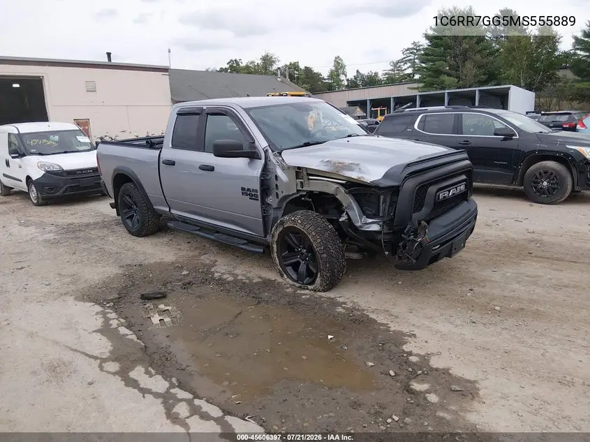 2021 Ram 1500 Classic Warlock 4X4 6'4 Box VIN: 1C6RR7GG5MS555889 Lot: 45606397
