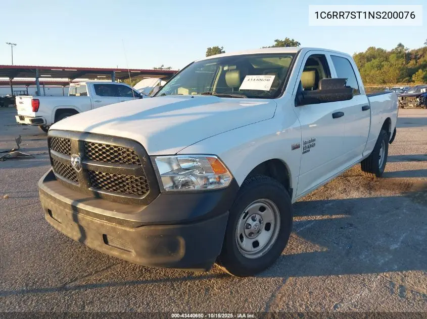 1C6RR7ST1NS200076 2022 Ram 1500 Classic Tradesman 4X4 6'4 Box