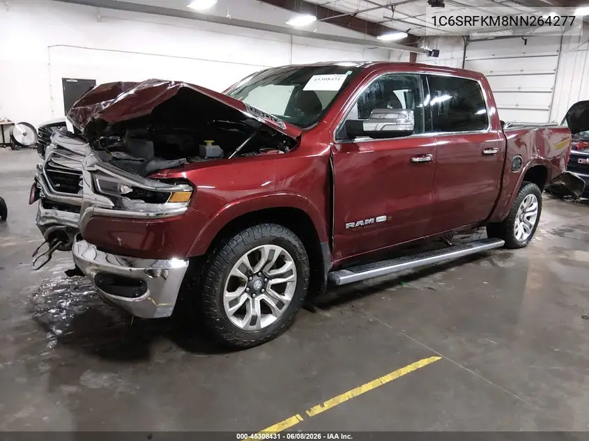 2022 Ram 1500 Limited Longhorn 4X4 5'7 Box VIN: 1C6SRFKM8NN264277 Lot: 45308431