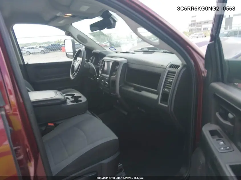 2022 Ram 1500 Classic Tradesman 4X2 5'7 Box VIN: 3C6RR6KG0NG210568 Lot: 45310730