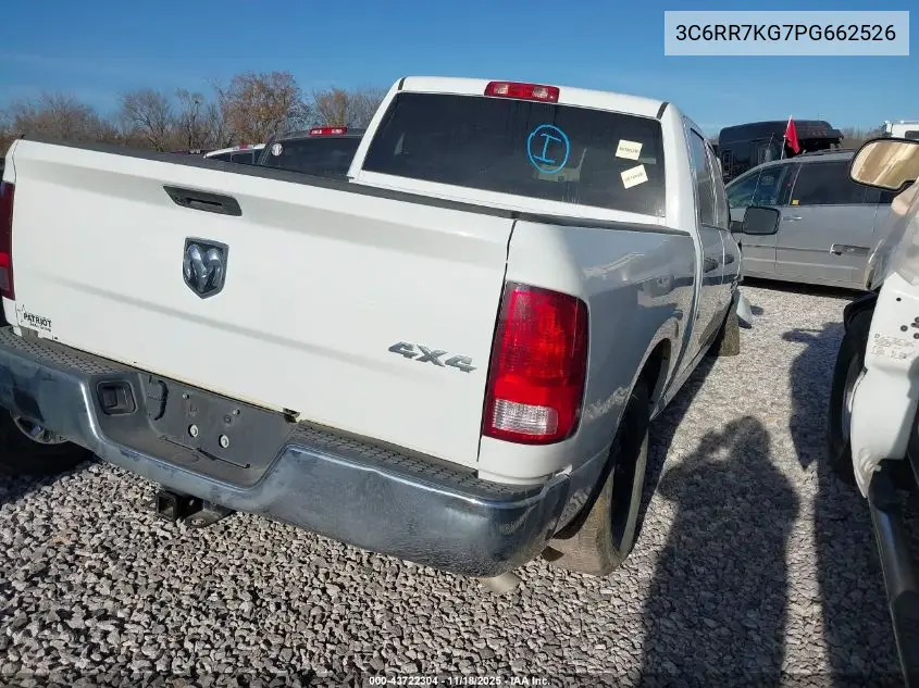 3C6RR7KG7PG662526 2023 Ram 1500 Classic Tradesman 4X4 5'7 Box