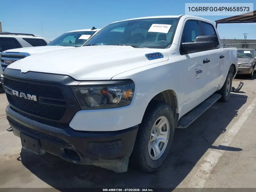 2023 Ram 1500 Tradesman 4X4 5'7 Box VIN: 1C6RRFGG4PN658573 Lot: 45661786