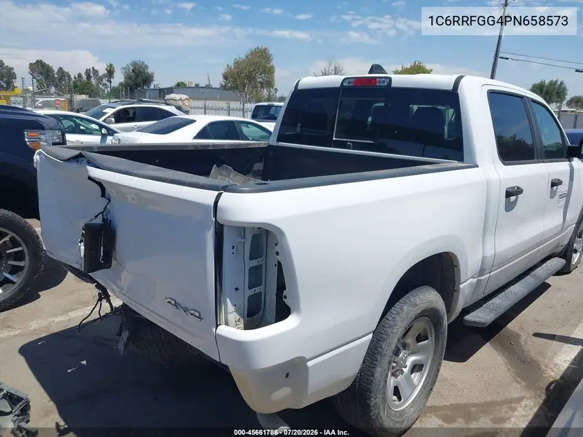 2023 Ram 1500 Tradesman 4X4 5'7 Box VIN: 1C6RRFGG4PN658573 Lot: 45661786