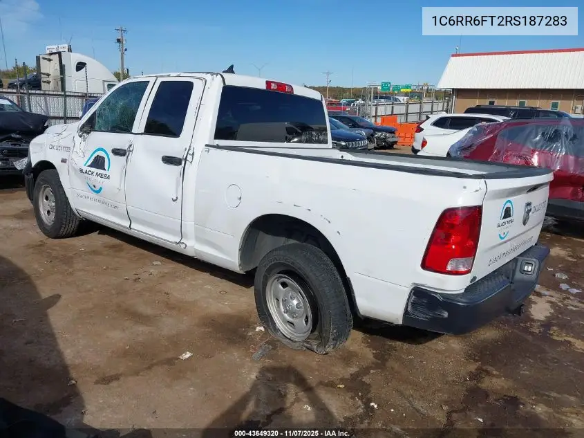 1C6RR6FT2RS187283 2024 Ram 1500 Classic Tradesman 4X2 6'4 Box