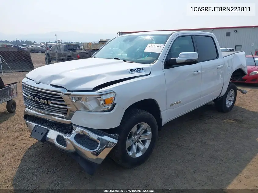 2024 Ram 1500 Laramie 4X4 5'7 Box VIN: 1C6SRFJT8RN223811 Lot: 45676866