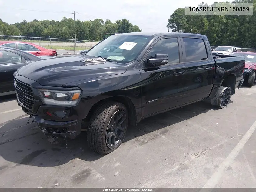 2024 Ram 1500 Laramie 4X4 5'7 Box VIN: 1C6SRFJTXRN150859 Lot: 45688162