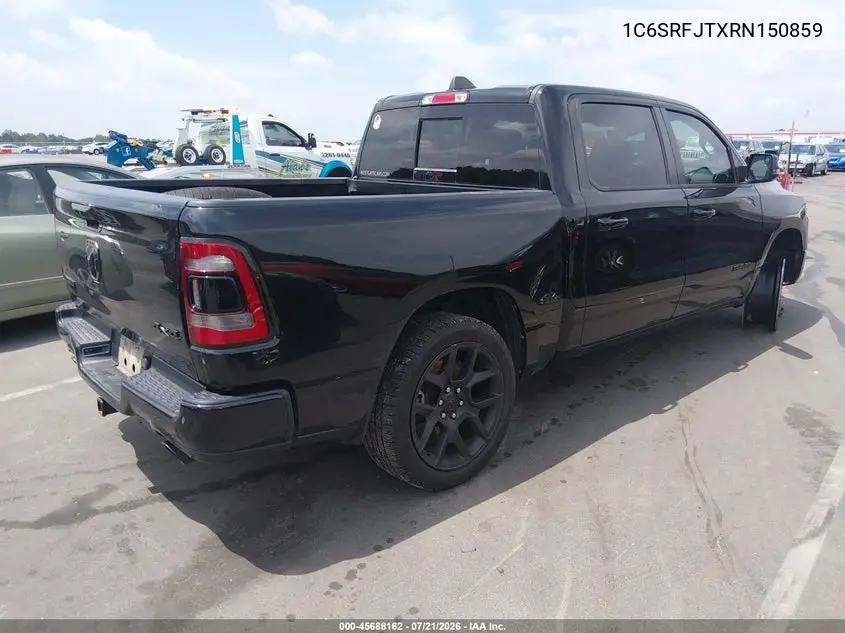 2024 Ram 1500 Laramie 4X4 5'7 Box VIN: 1C6SRFJTXRN150859 Lot: 45688162