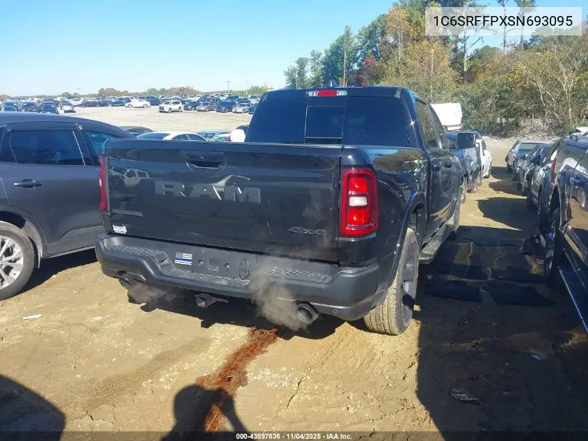 1C6SRFFPXSN693095 2025 Ram 1500 Big Horn 4X4 5'7 Box