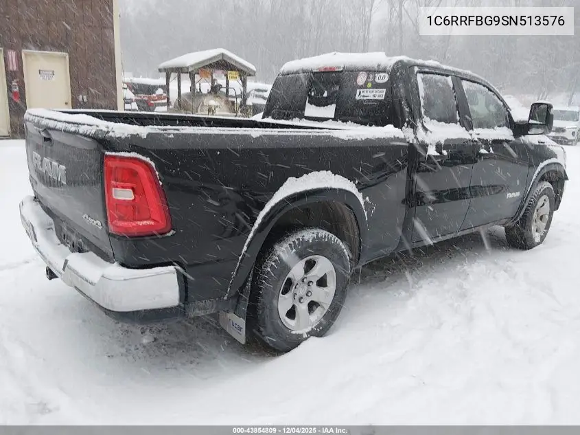 1C6RRFBG9SN513576 2025 Ram 1500 Big Horn Crew Cab 4X4 6'4 Box