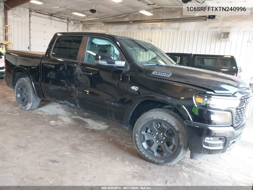 2026 Ram 1500 Big Horn 4X4 5'7 Box VIN: 1C6SRFFTXTN240996 Lot: 45352874