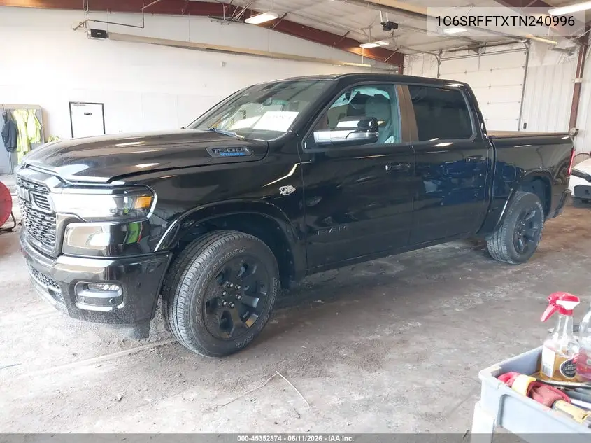 2026 Ram 1500 Big Horn 4X4 5'7 Box VIN: 1C6SRFFTXTN240996 Lot: 45352874