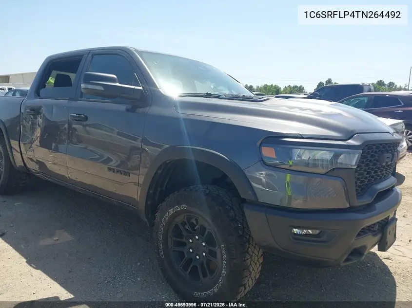 2026 Ram 1500 Rebel 4X4 5'7 Box VIN: 1C6SRFLP4TN264492 Lot: 45693996
