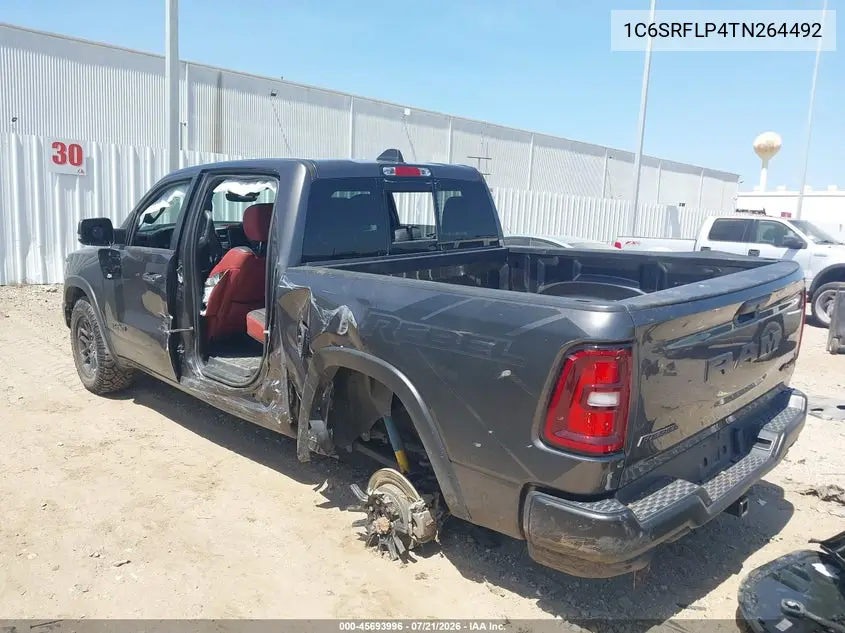 2026 Ram 1500 Rebel 4X4 5'7 Box VIN: 1C6SRFLP4TN264492 Lot: 45693996