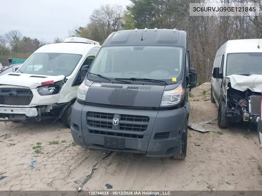 2016 Ram Promaster 3500 High Roof VIN: 3C6URVJG9GE121845 Lot: 12575402x
