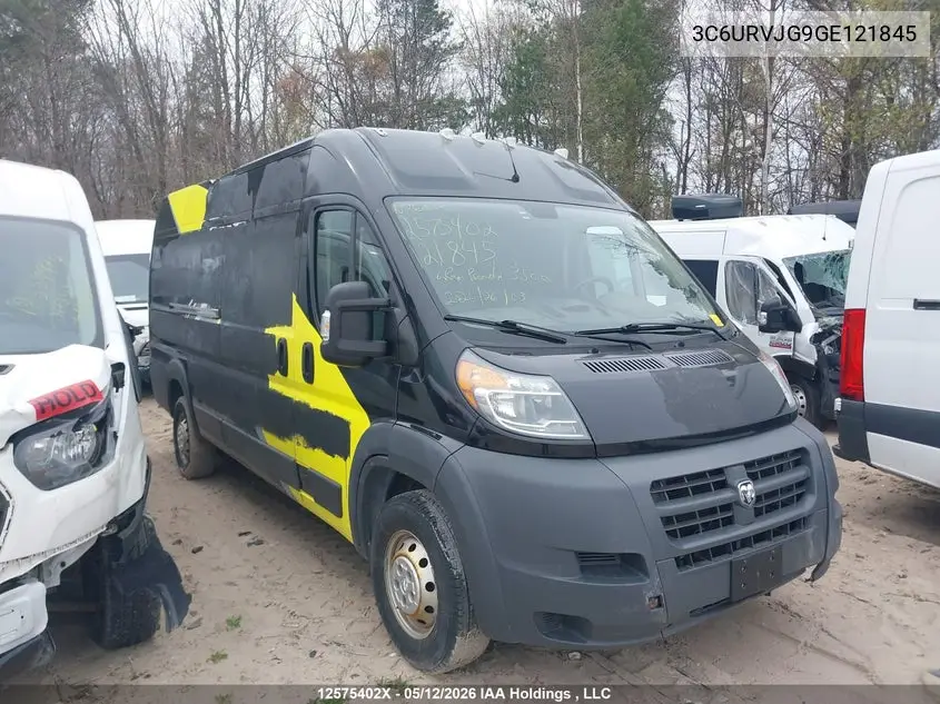 2016 Ram Promaster 3500 High Roof VIN: 3C6URVJG9GE121845 Lot: 12575402x