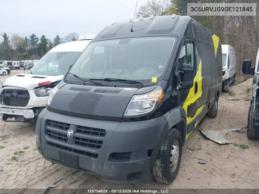 2016 Ram Promaster 3500 High Roof VIN: 3C6URVJG9GE121845 Lot: 12575402x