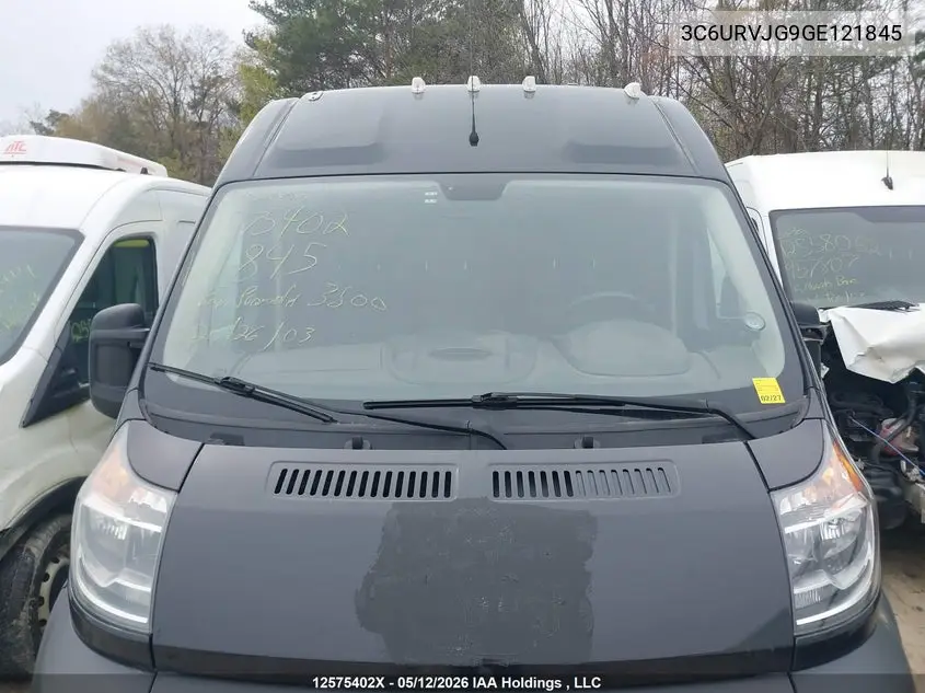 2016 Ram Promaster 3500 High Roof VIN: 3C6URVJG9GE121845 Lot: 12575402x