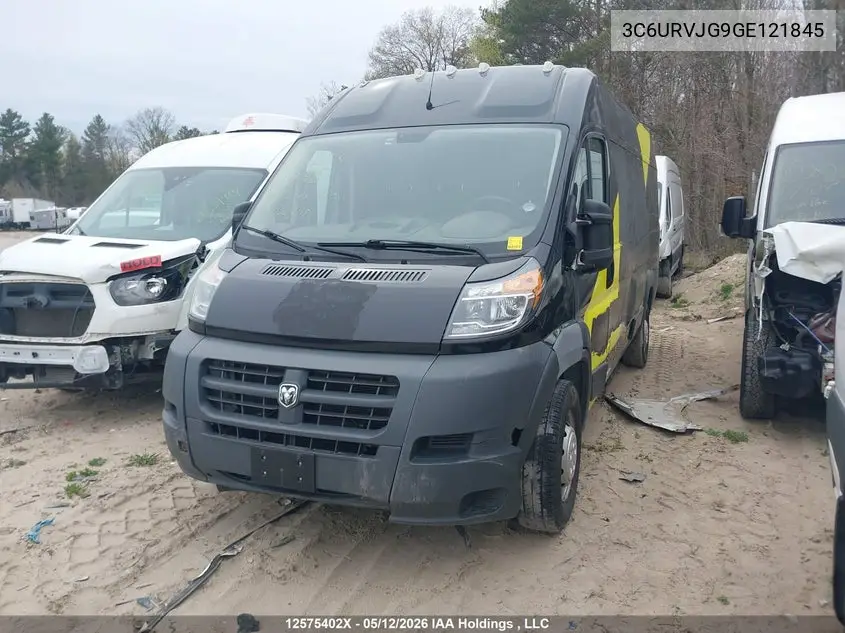 2016 Ram Promaster 3500 High Roof VIN: 3C6URVJG9GE121845 Lot: 12575402x
