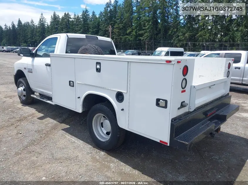 2016 Ram 3500 Chassis Tradesman/Slt VIN: 3C7WRSAJ1GG372748 Lot: 45423797