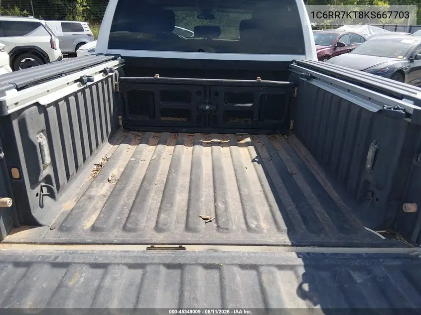 2019 Ram 1500 Classic Tradesman 4X4 5'7 Box VIN: 1C6RR7KT8KS667703 Lot: 45349009