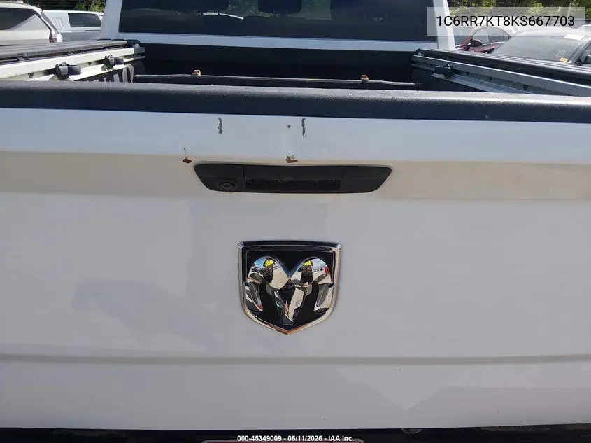 2019 Ram 1500 Classic Tradesman 4X4 5'7 Box VIN: 1C6RR7KT8KS667703 Lot: 45349009