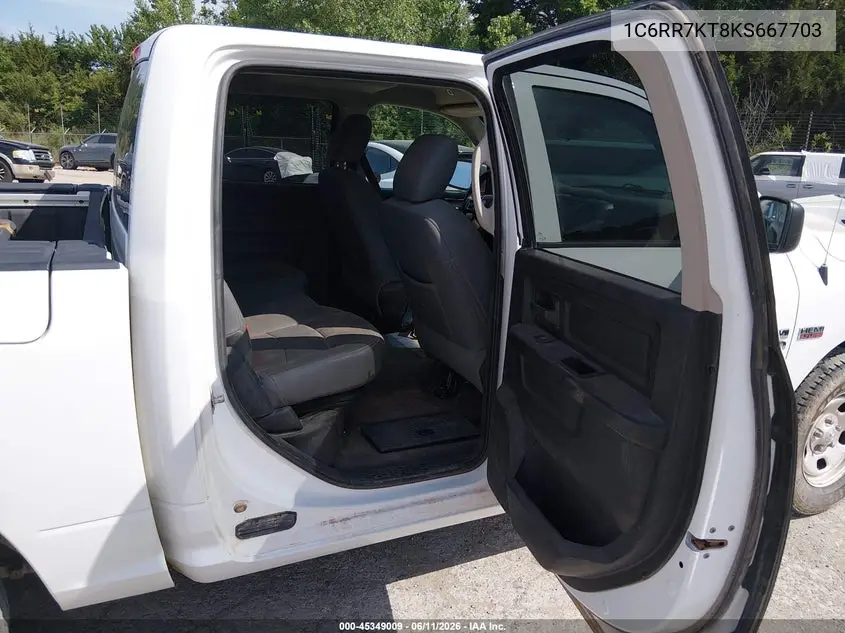 2019 Ram 1500 Classic Tradesman 4X4 5'7 Box VIN: 1C6RR7KT8KS667703 Lot: 45349009