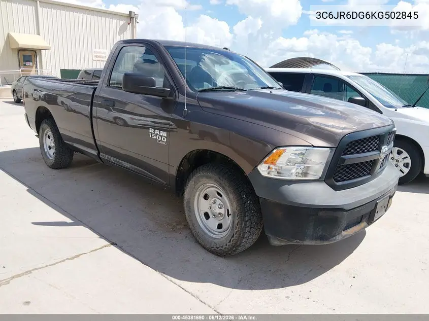 2019 Ram 1500 Classic Tradesman 4X2 8' Box VIN: 3C6JR6DG6KG502845 Lot: 45381690