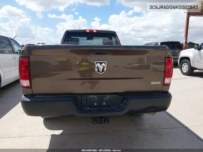 2019 Ram 1500 Classic Tradesman 4X2 8' Box VIN: 3C6JR6DG6KG502845 Lot: 45381690