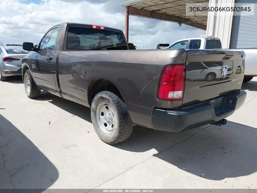 2019 Ram 1500 Classic Tradesman 4X2 8' Box VIN: 3C6JR6DG6KG502845 Lot: 45381690