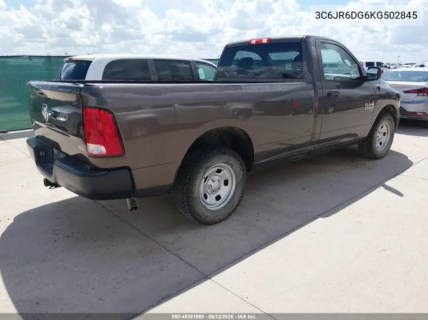 2019 Ram 1500 Classic Tradesman 4X2 8' Box VIN: 3C6JR6DG6KG502845 Lot: 45381690