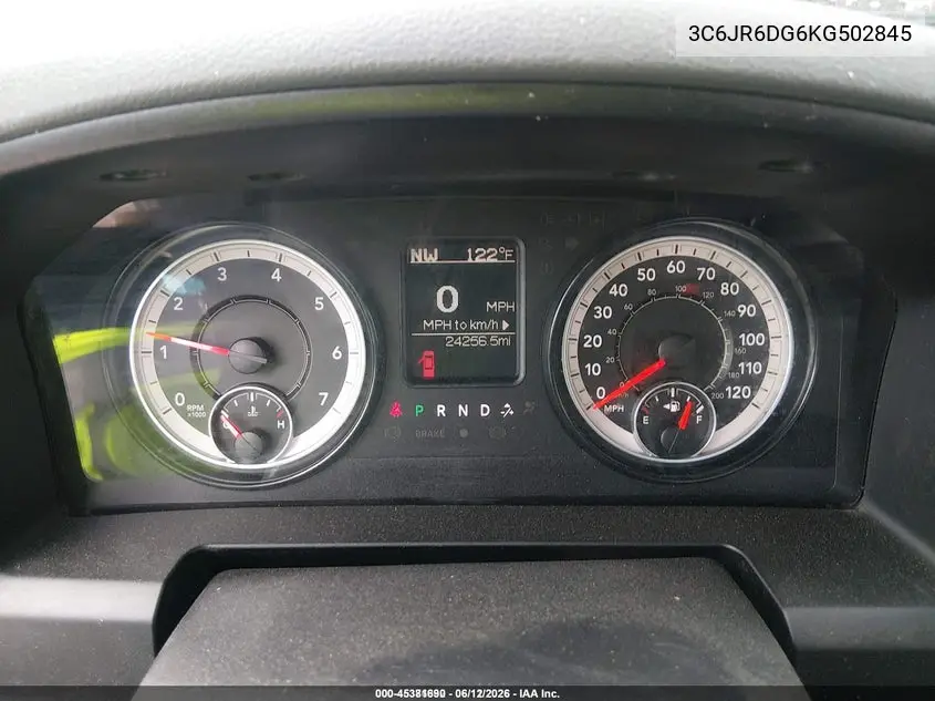 2019 Ram 1500 Classic Tradesman 4X2 8' Box VIN: 3C6JR6DG6KG502845 Lot: 45381690