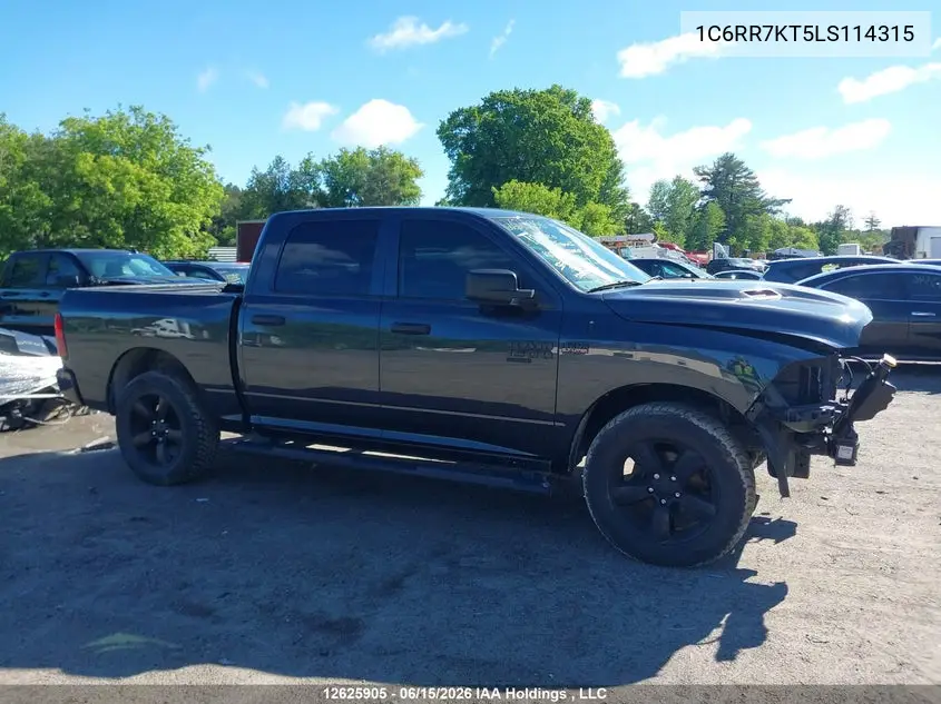 2020 Ram 1500 Classic Tradesman/Express VIN: 1C6RR7KT5LS114315 Lot: 12625905