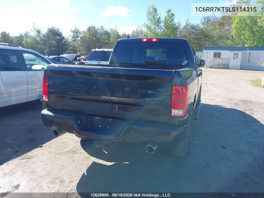 2020 Ram 1500 Classic Tradesman/Express VIN: 1C6RR7KT5LS114315 Lot: 12625905