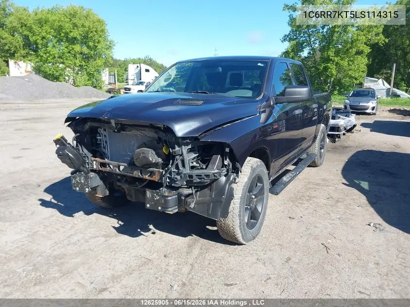 2020 Ram 1500 Classic Tradesman/Express VIN: 1C6RR7KT5LS114315 Lot: 12625905