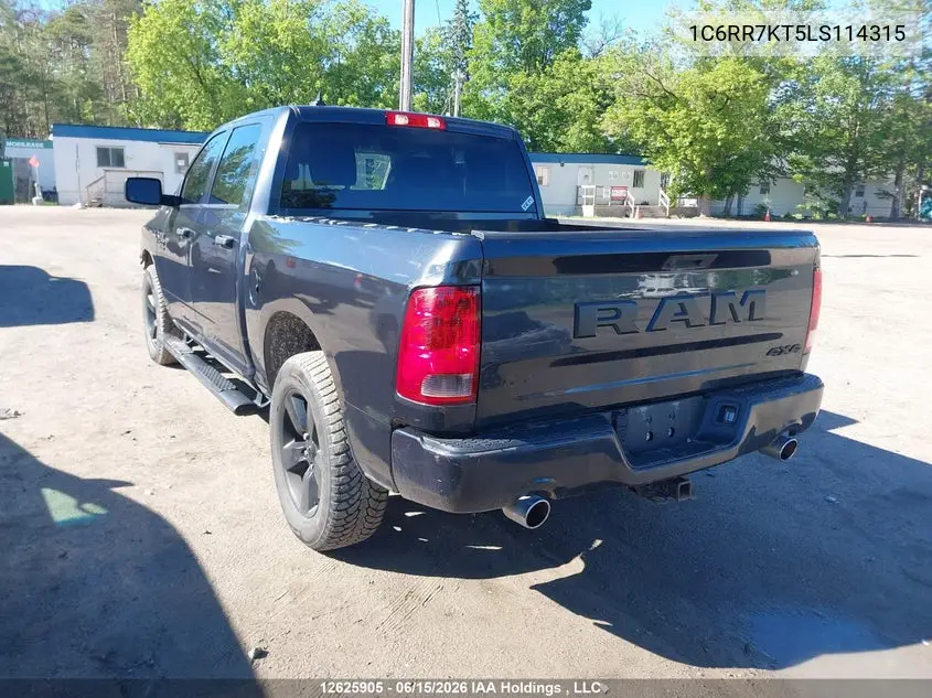 2020 Ram 1500 Classic Tradesman/Express VIN: 1C6RR7KT5LS114315 Lot: 12625905