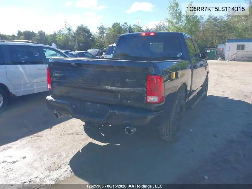 2020 Ram 1500 Classic Tradesman/Express VIN: 1C6RR7KT5LS114315 Lot: 12625905