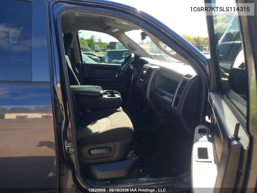 2020 Ram 1500 Classic Tradesman/Express VIN: 1C6RR7KT5LS114315 Lot: 12625905