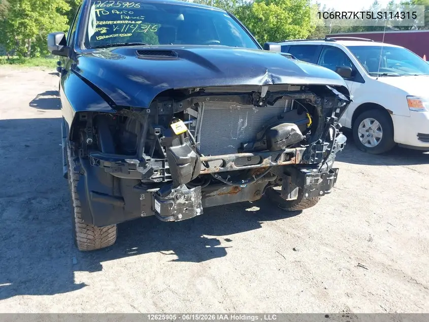 2020 Ram 1500 Classic Tradesman/Express VIN: 1C6RR7KT5LS114315 Lot: 12625905