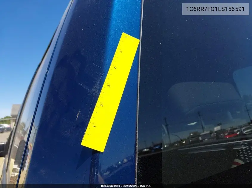 2020 Ram 1500 Classic Tradesman 4X4 6'4 Box VIN: 1C6RR7FG1LS156591 Lot: 45409150